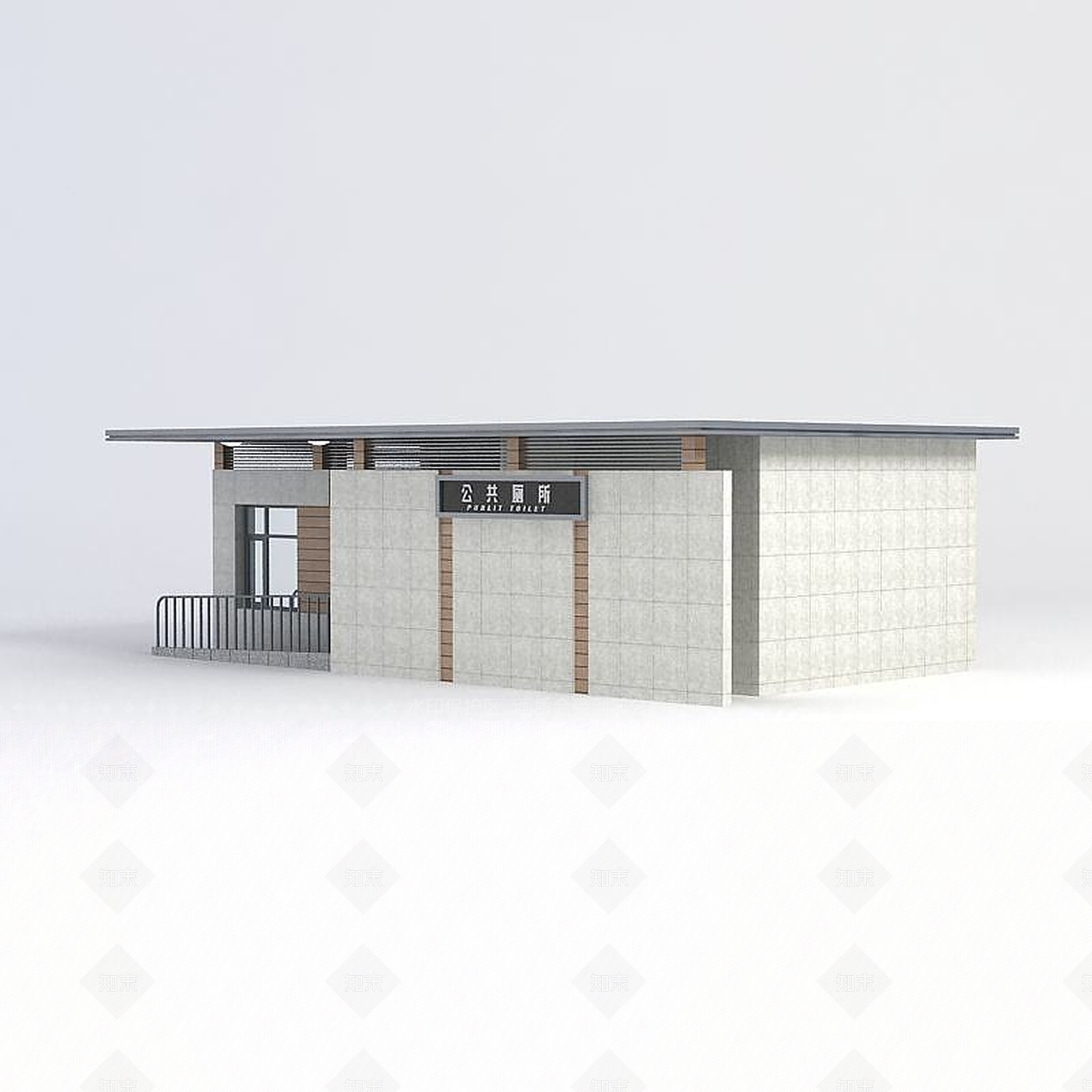 现代公厕3D模型下载【ID:1189006679】