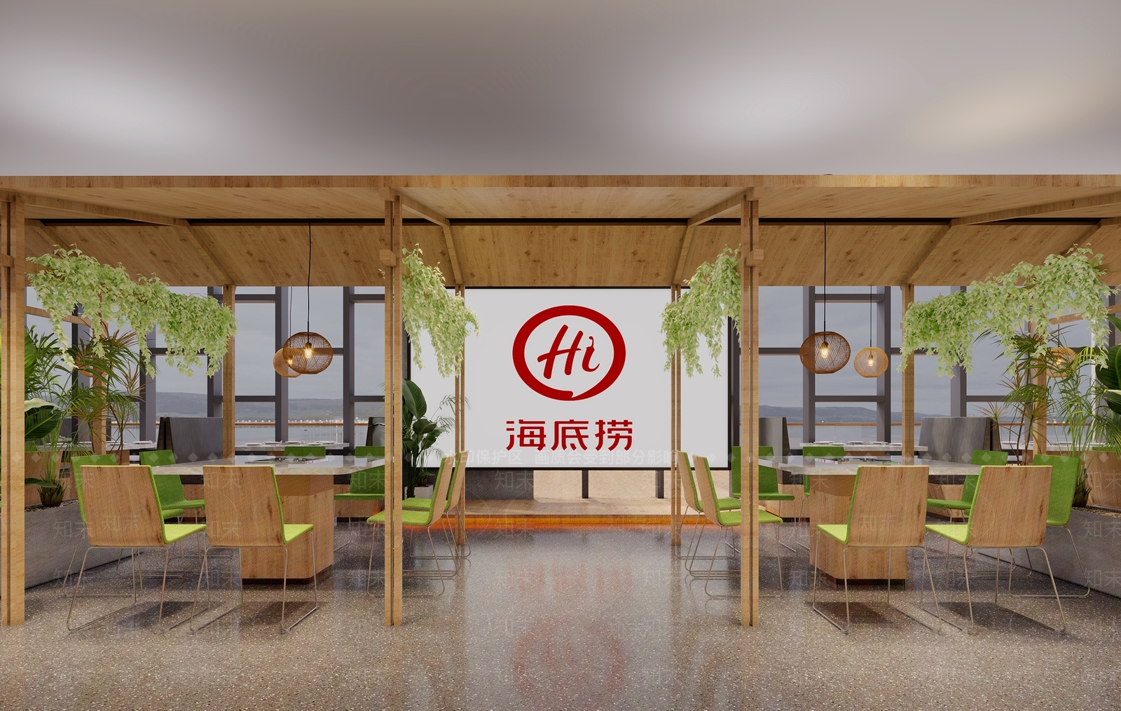 现代火锅店3D模型下载【ID:1189012710】