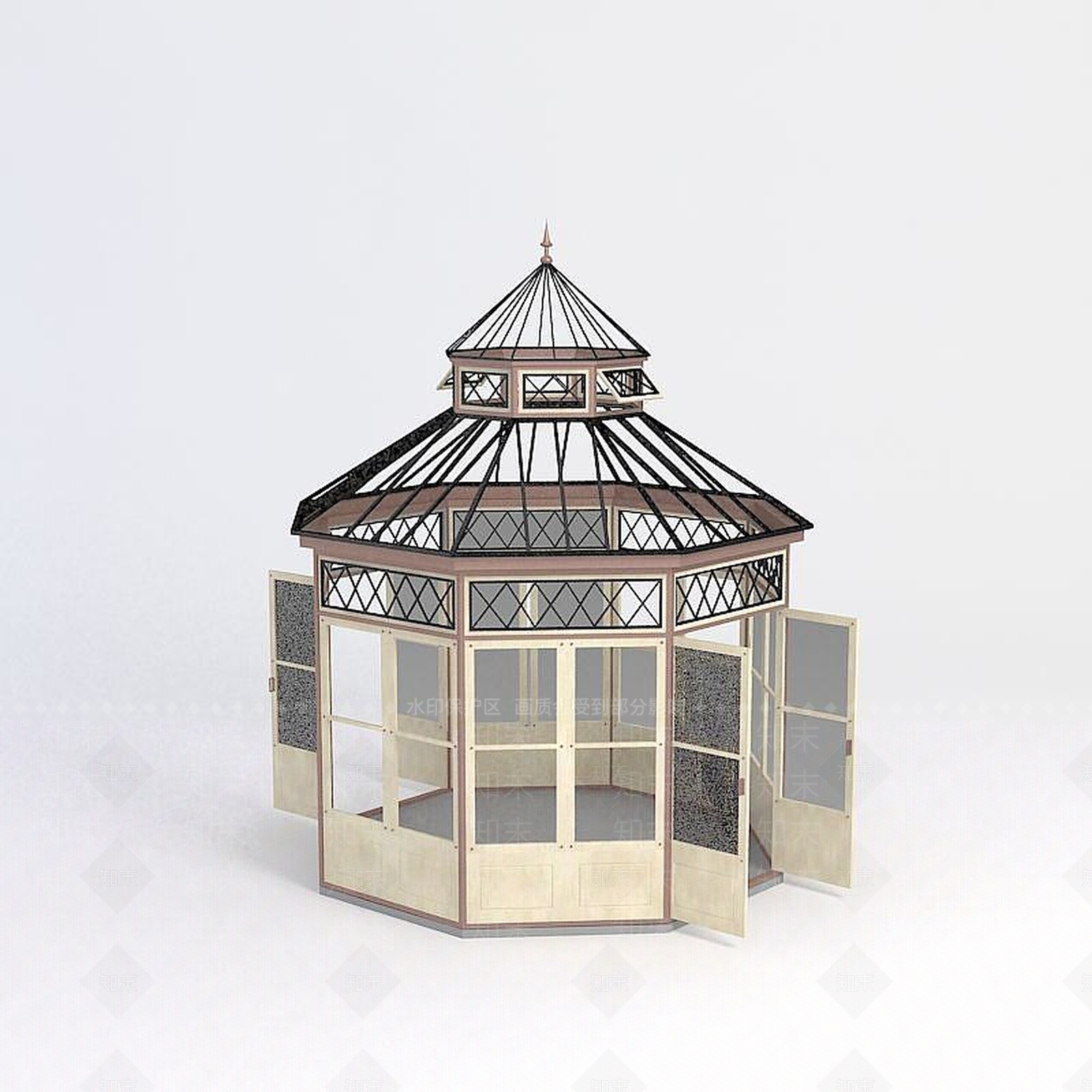 现代露台阳光房3D模型下载【ID:1189009272】