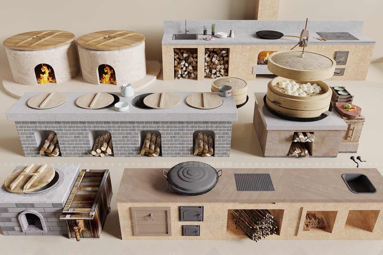 厨具3D模型下载【ID:1189010798】