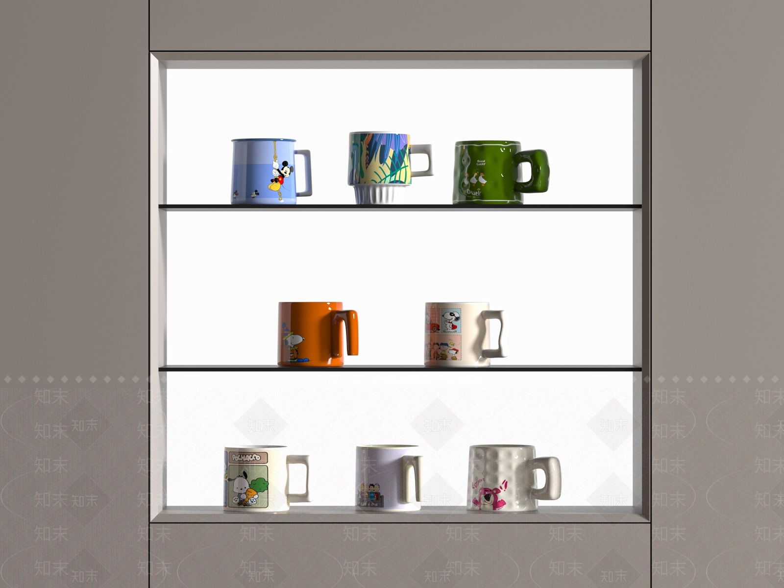 餐具3D模型下载【ID:1189010462】