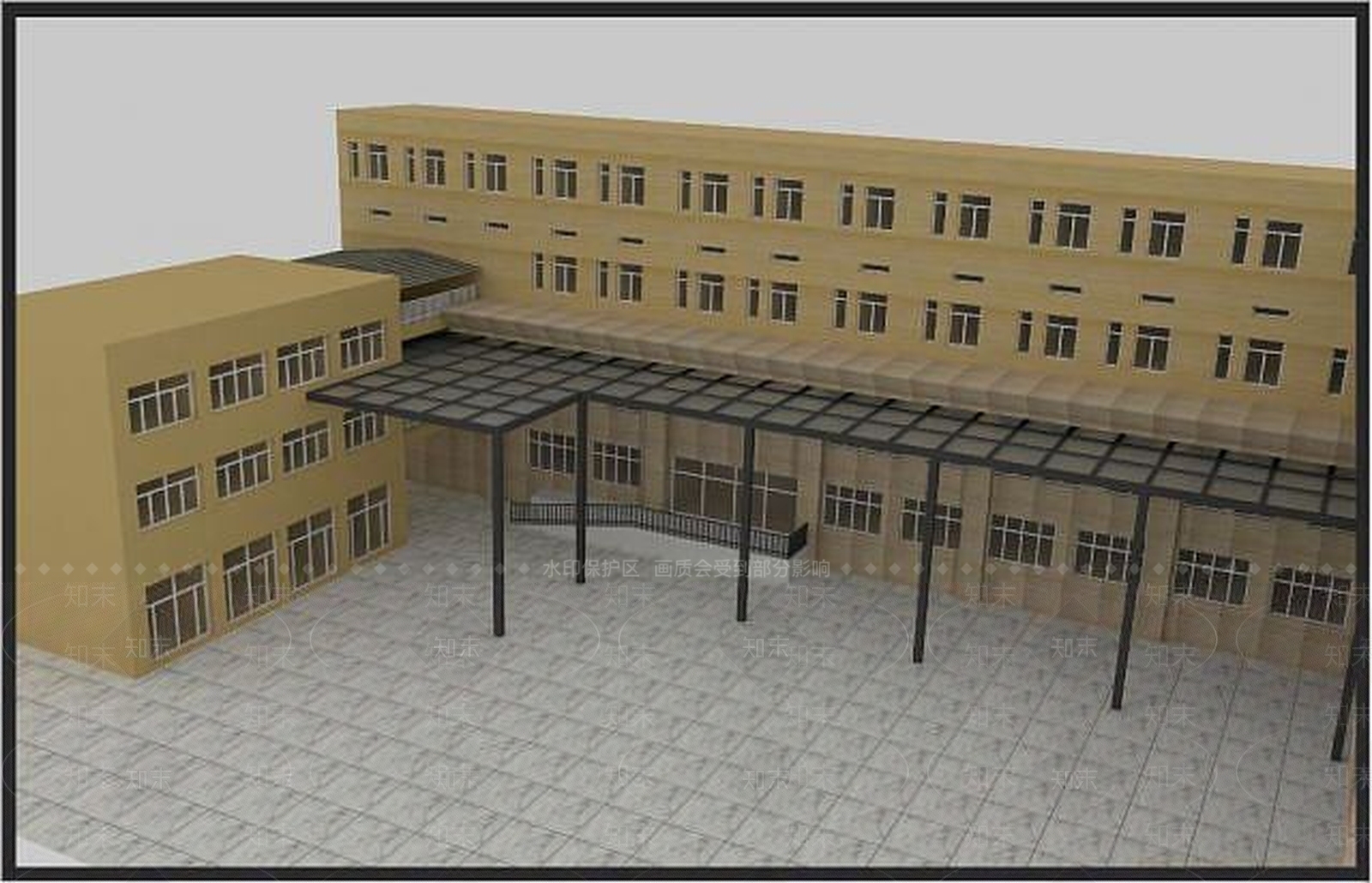 现代钢价阳光房3D模型下载【ID:1189010420】