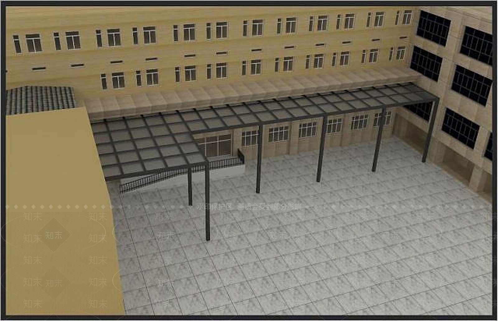 现代钢价阳光房3D模型下载【ID:1189010420】