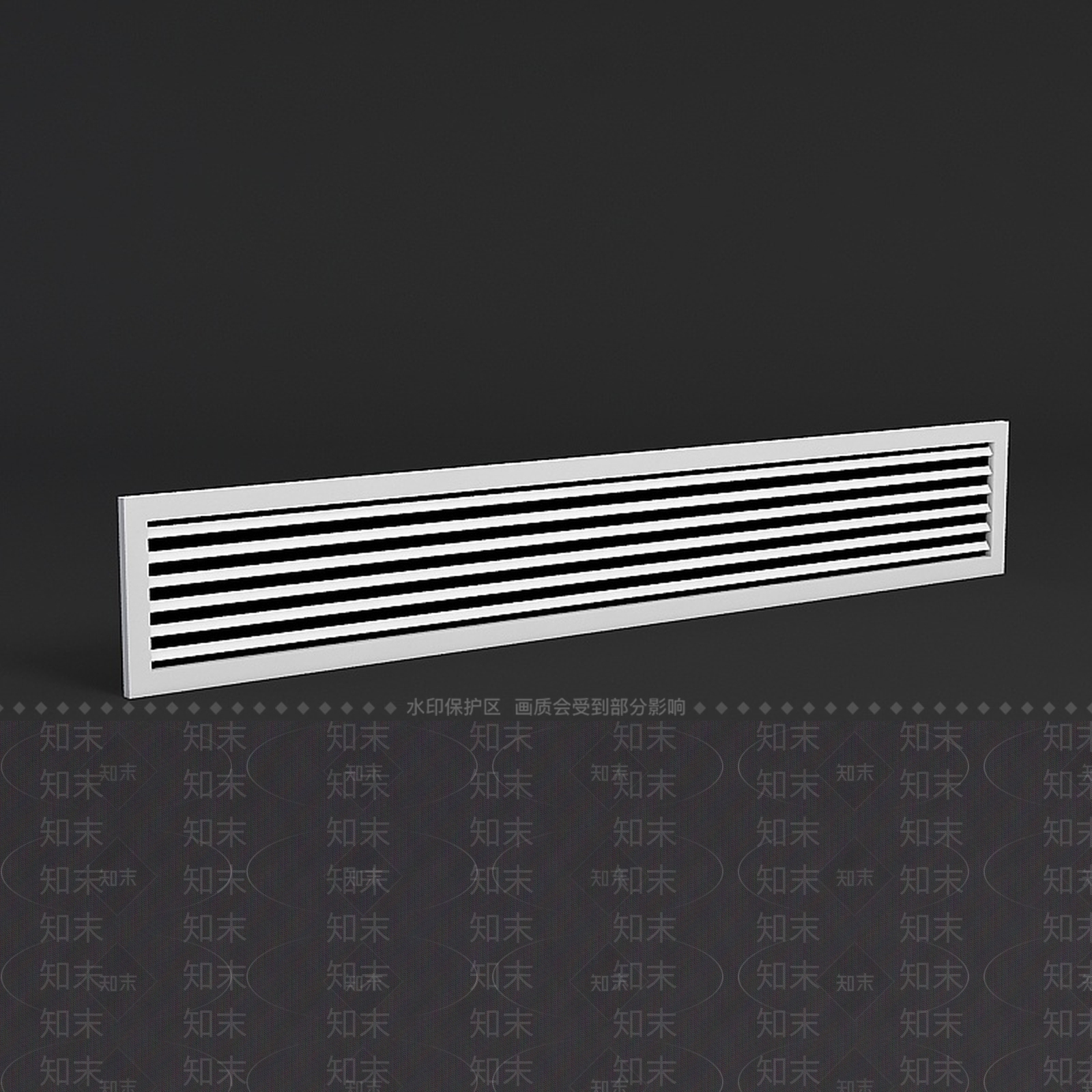 现代空调出风口3D模型下载【ID:1189012281】