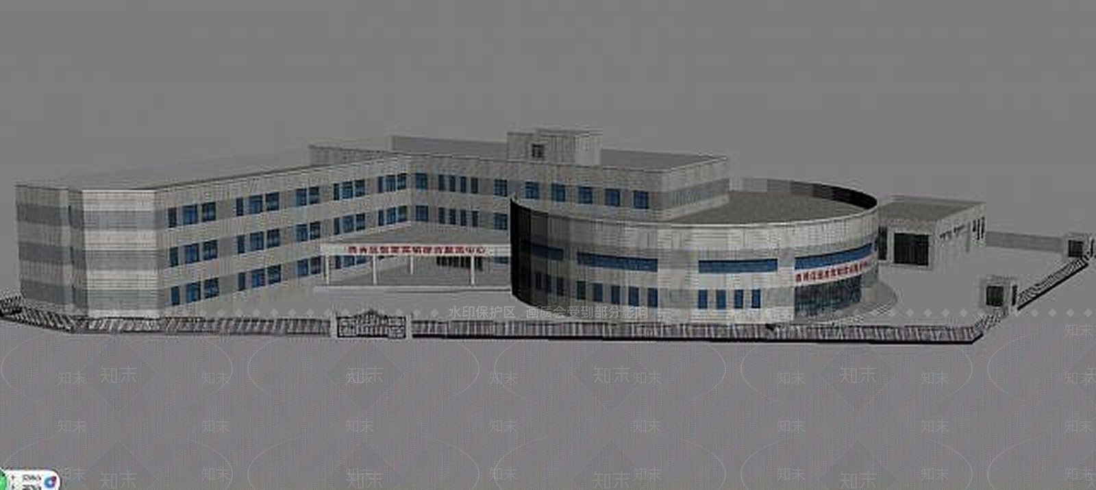 现代医院3D模型下载【ID:1189014209】