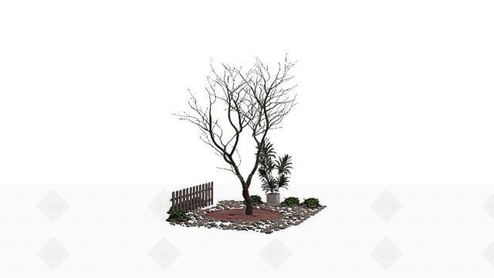 现代景观树3D模型下载【ID:1189015240】