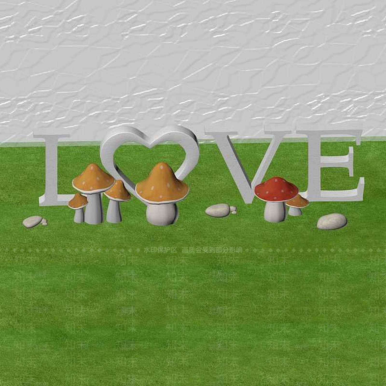 现代园林小品3D模型下载【ID:1189015254】