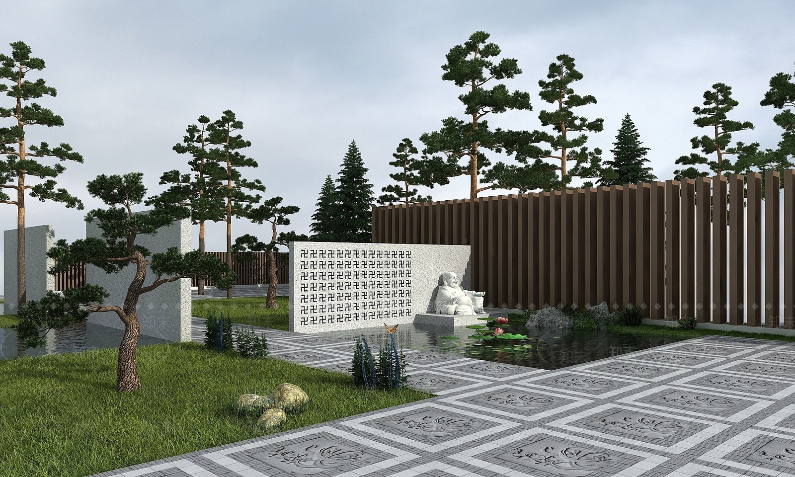 现代其他景观小品3D模型下载【ID:1189017325】