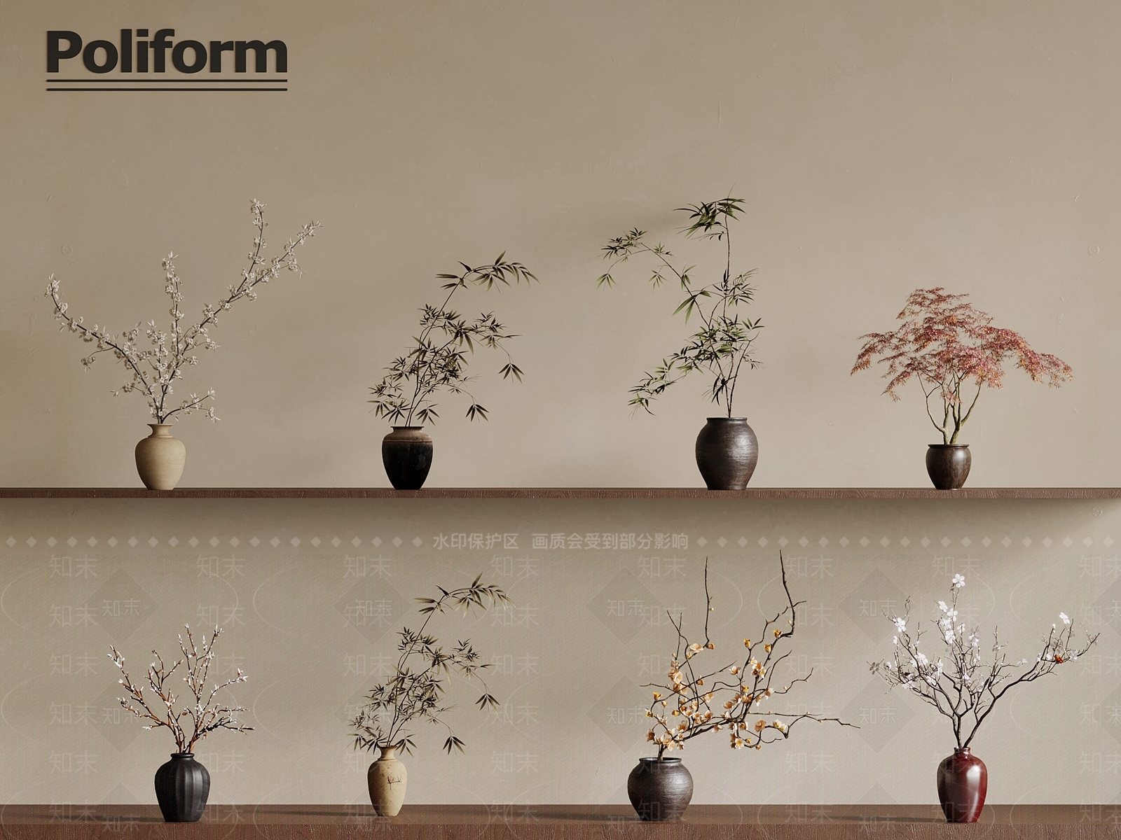 新中式花瓶SU模型下载【ID:1189020737】