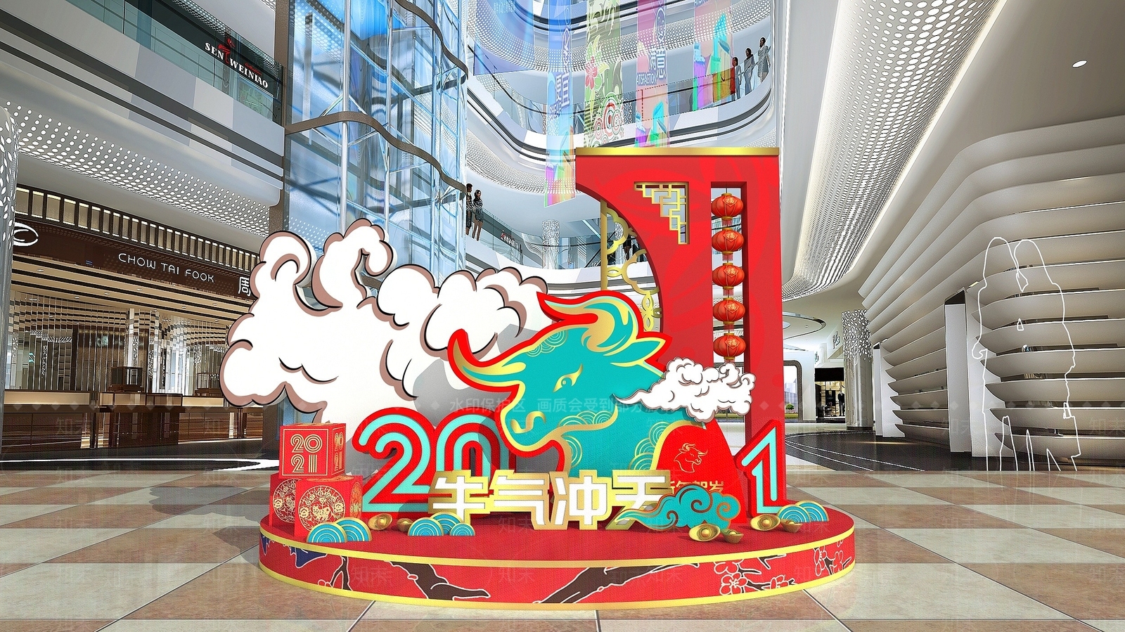 现代妆台妆凳3D模型下载【ID:1189022855】