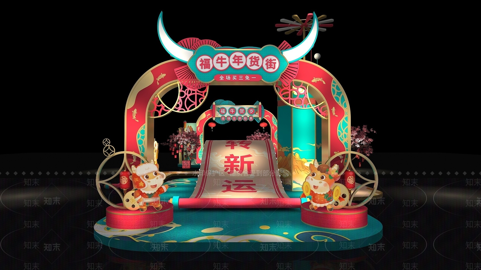 现代妆台妆凳3D模型下载【ID:1189023290】