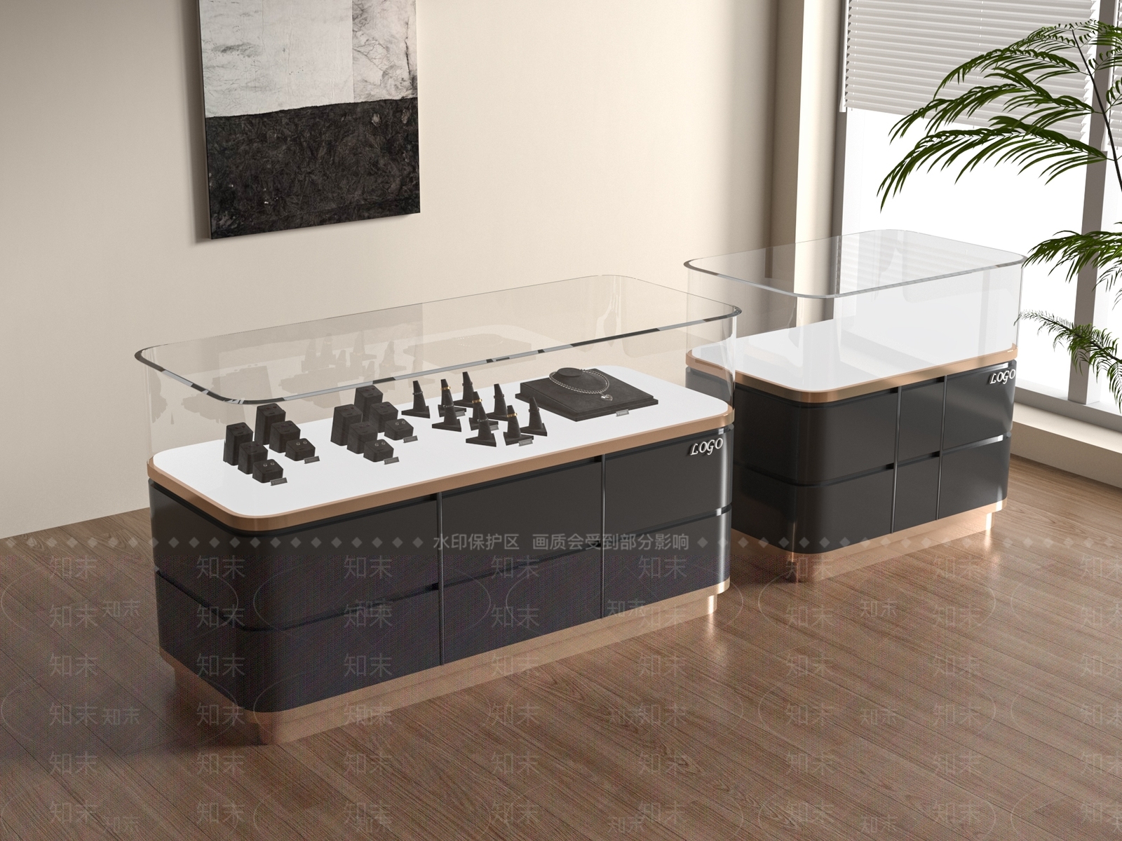 展柜SU模型下载【ID:1189026834】