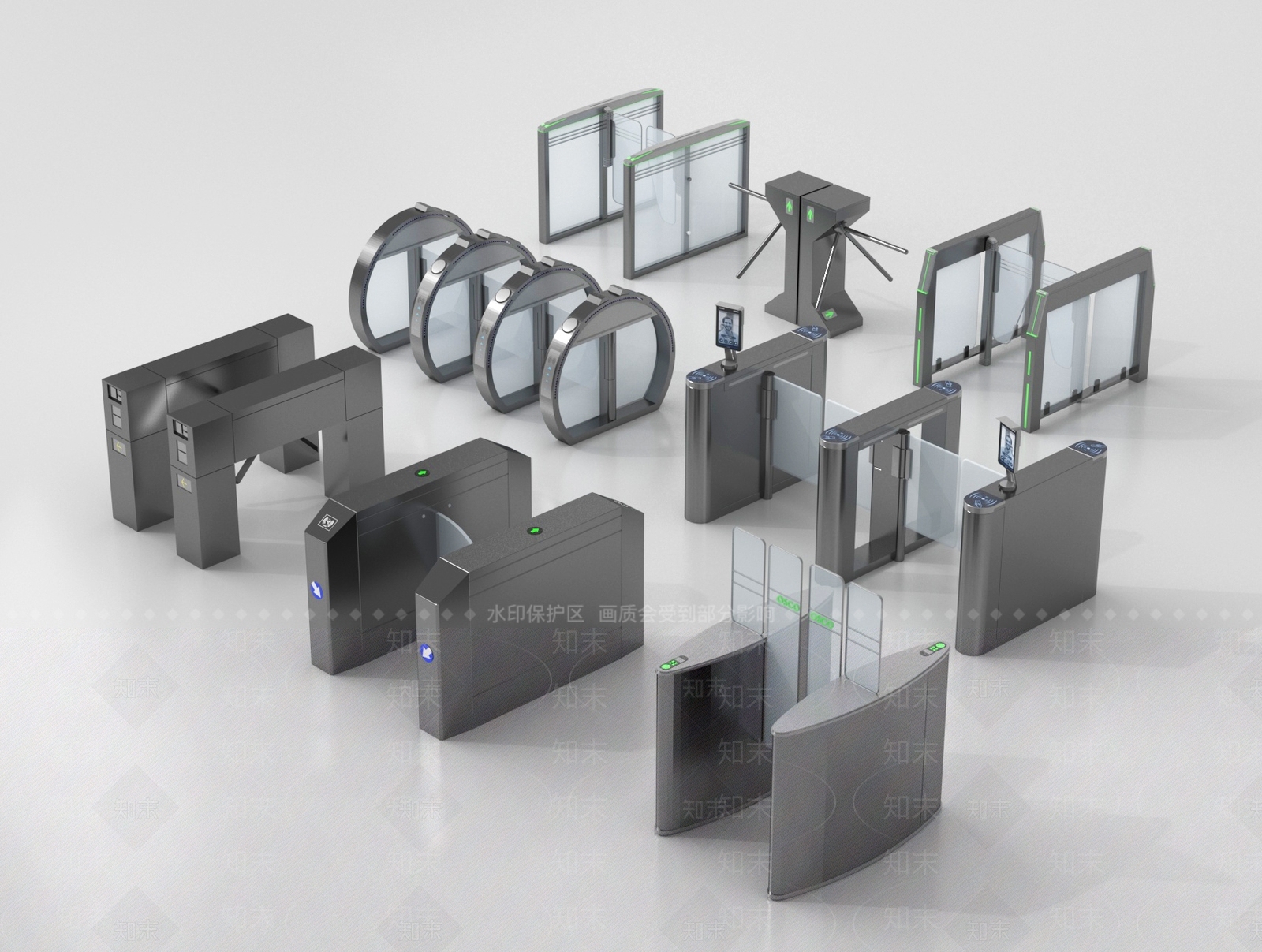 门禁SU模型下载【ID:1189032082】