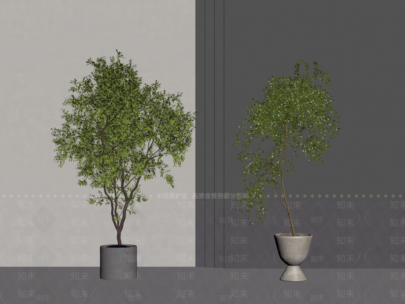 盆栽SU模型下载【ID:1189035641】