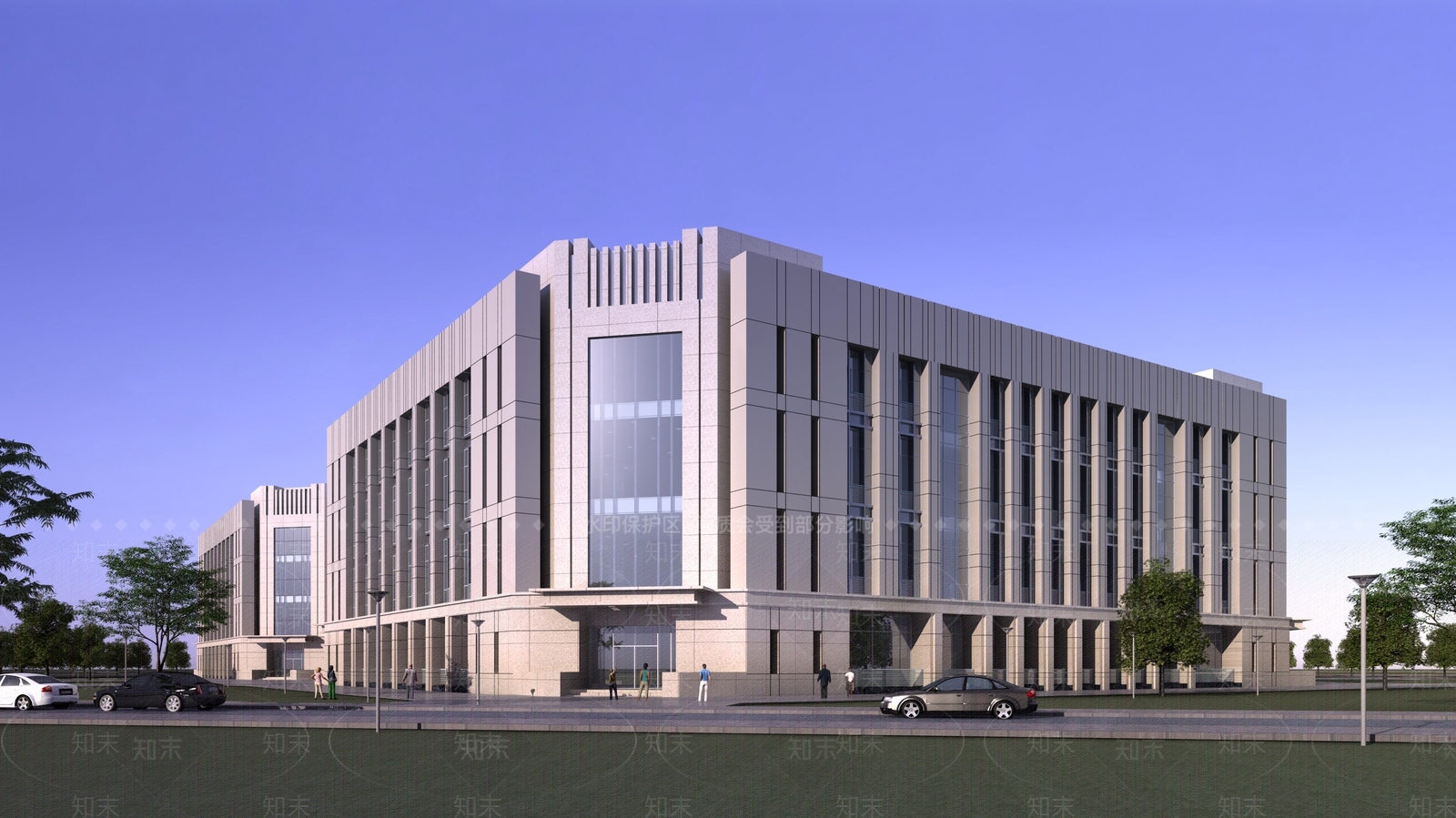 现代学校建筑SU模型下载【ID:1189038803】