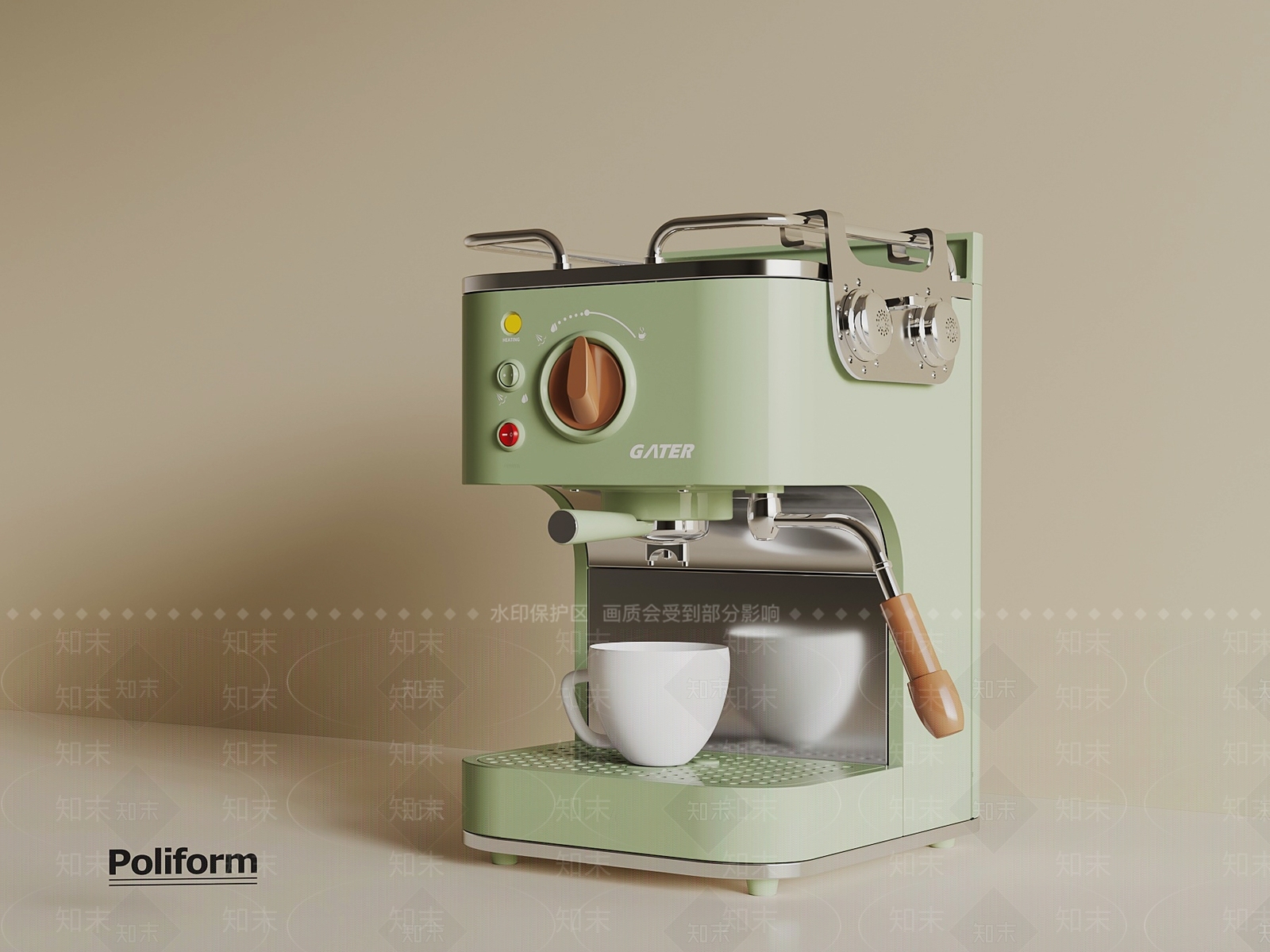 咖啡机SU模型下载【ID:1189037961】