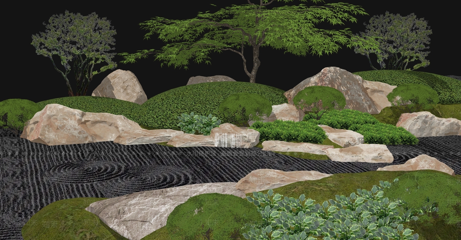 现代石头SU模型下载【ID:1189038262】