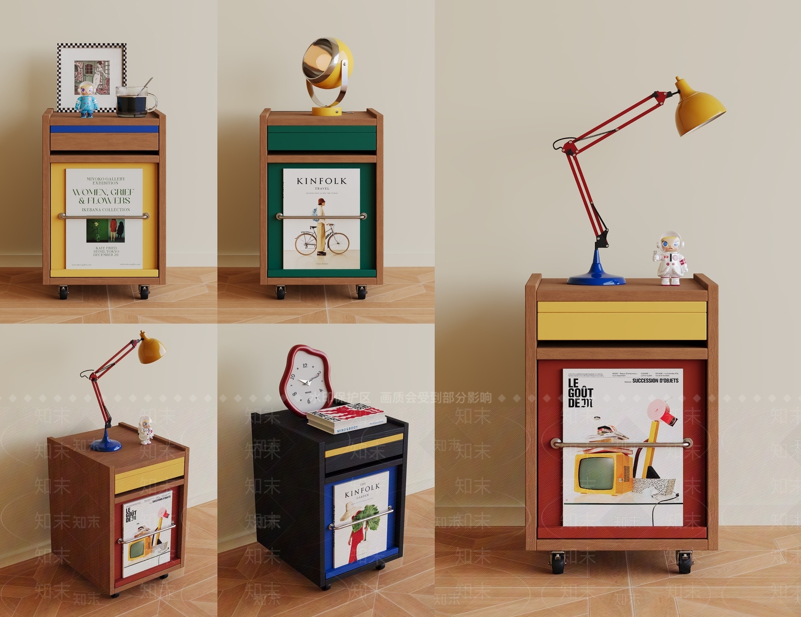 现代床头柜SU模型下载【ID:1189042475】