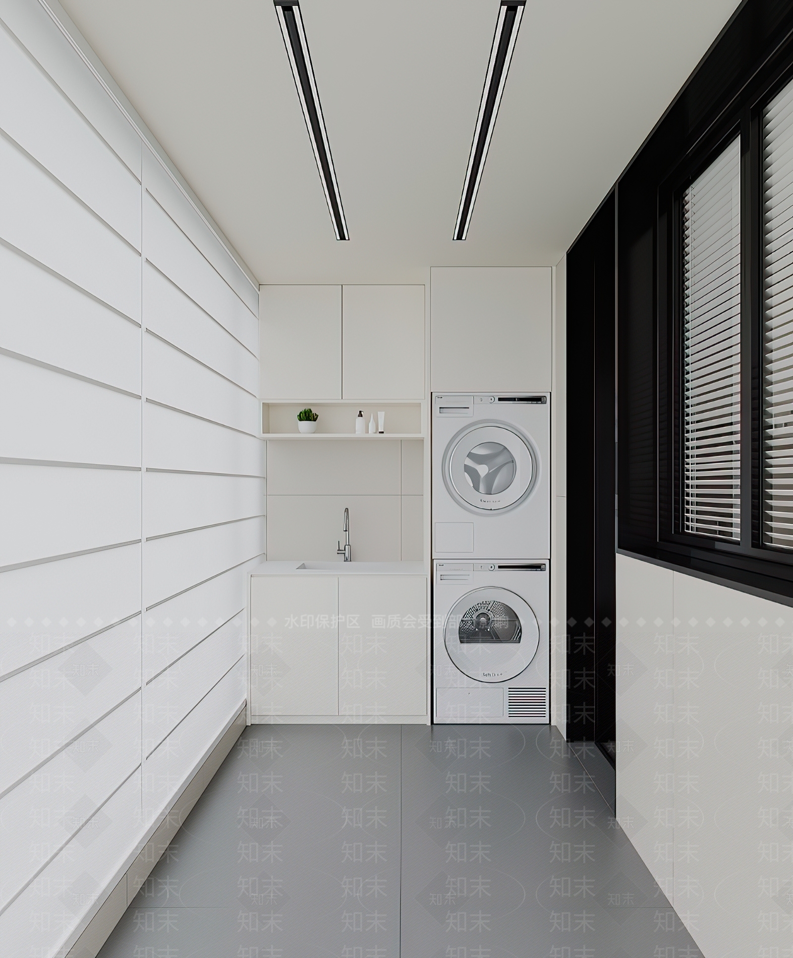 现代阳台3D模型下载【ID:1189043091】