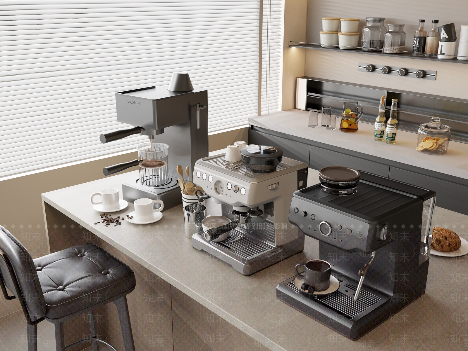 咖啡机SU模型下载【ID:1189047012】