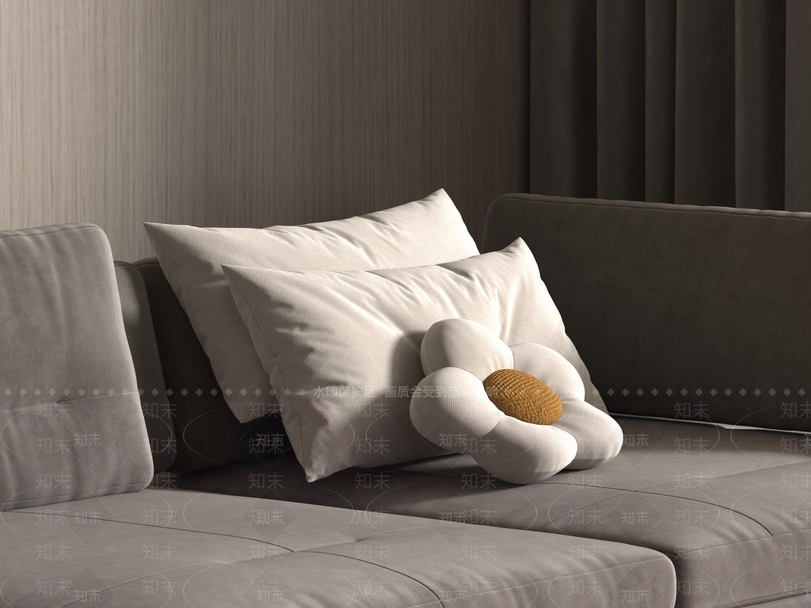 抱枕3D模型下载【ID:1189051884】