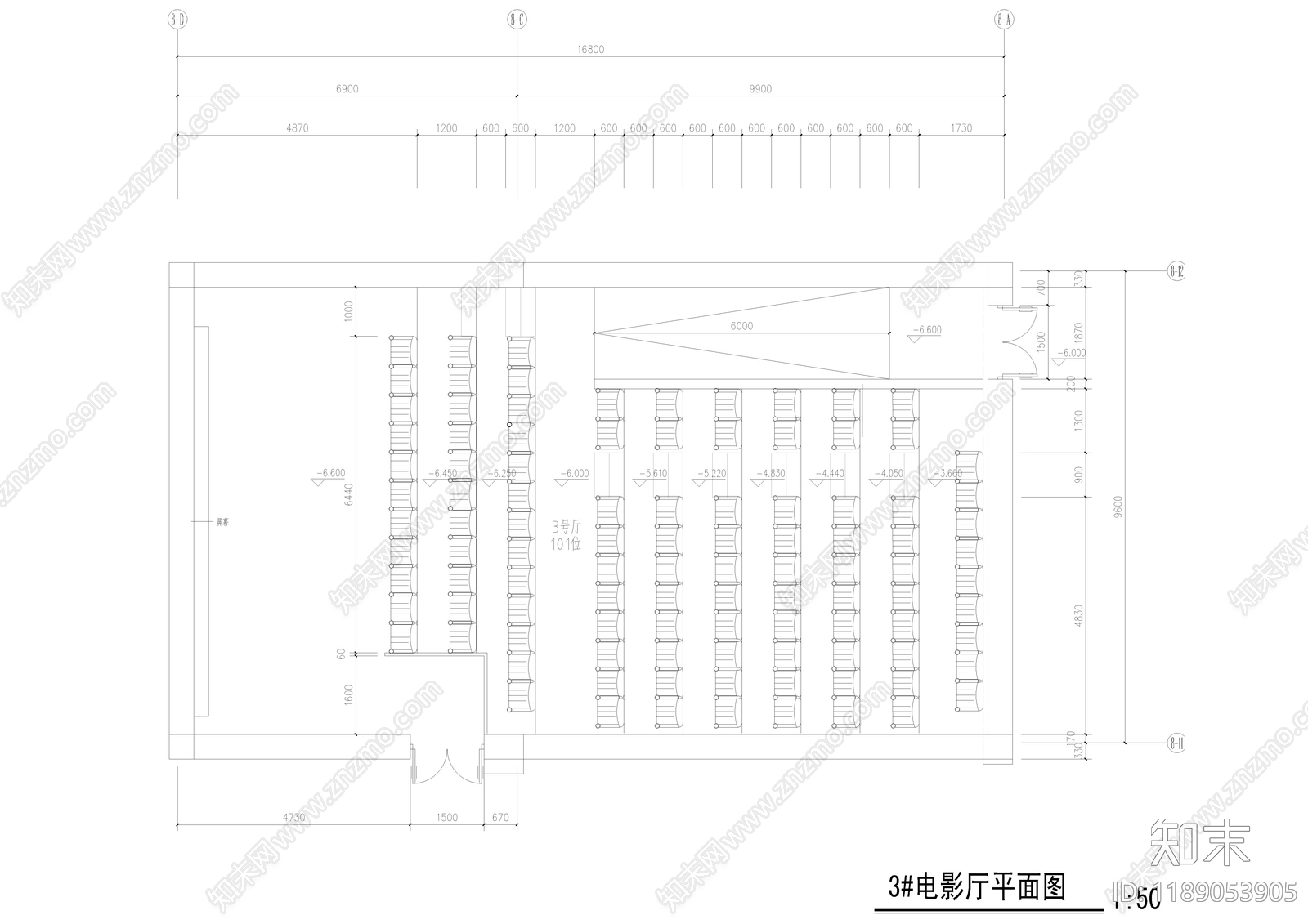 现代其他公共建筑cad施工图下载【ID:1189053905】