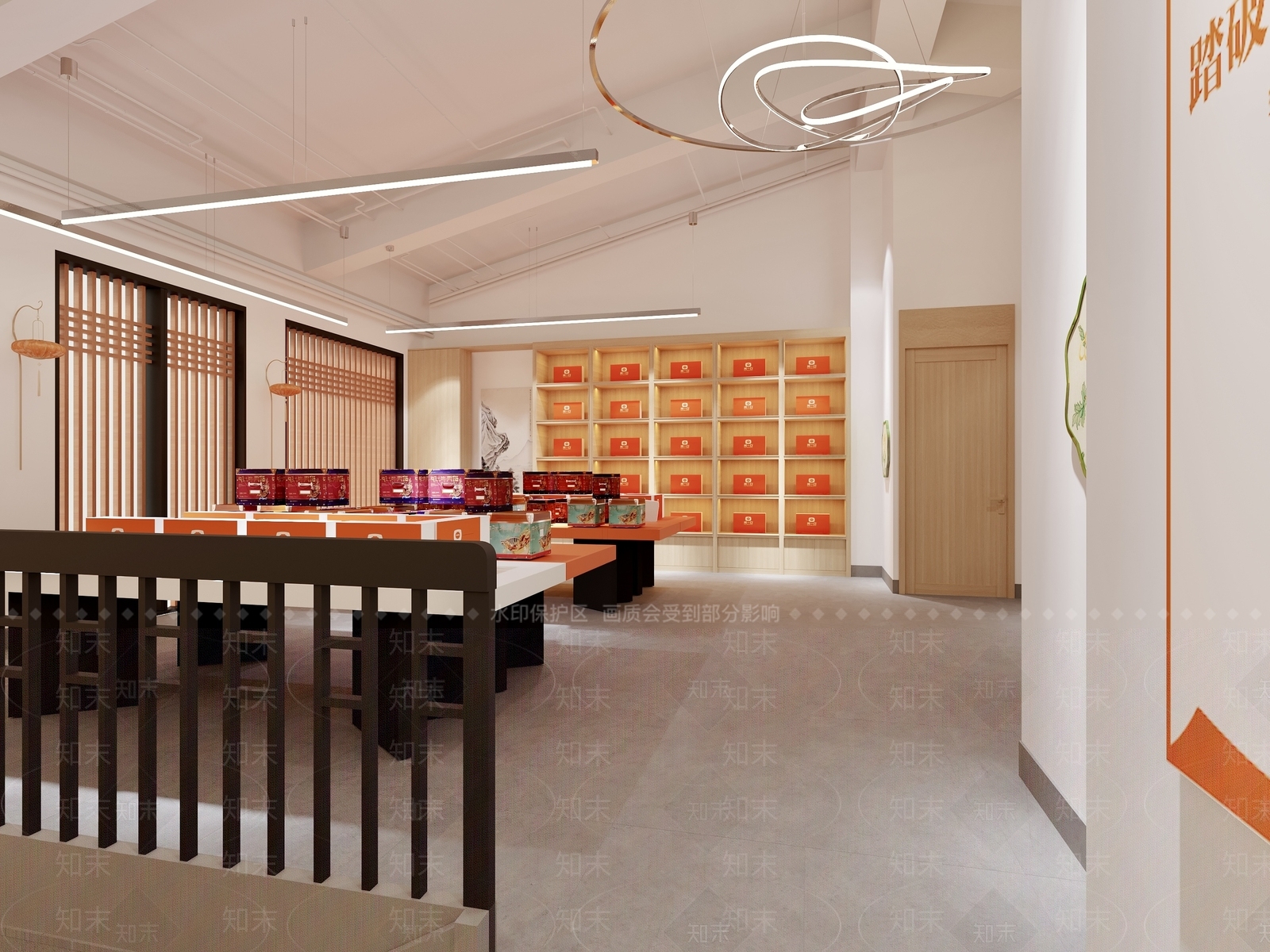 新中式复古茶馆3D模型下载【ID:1189056138】