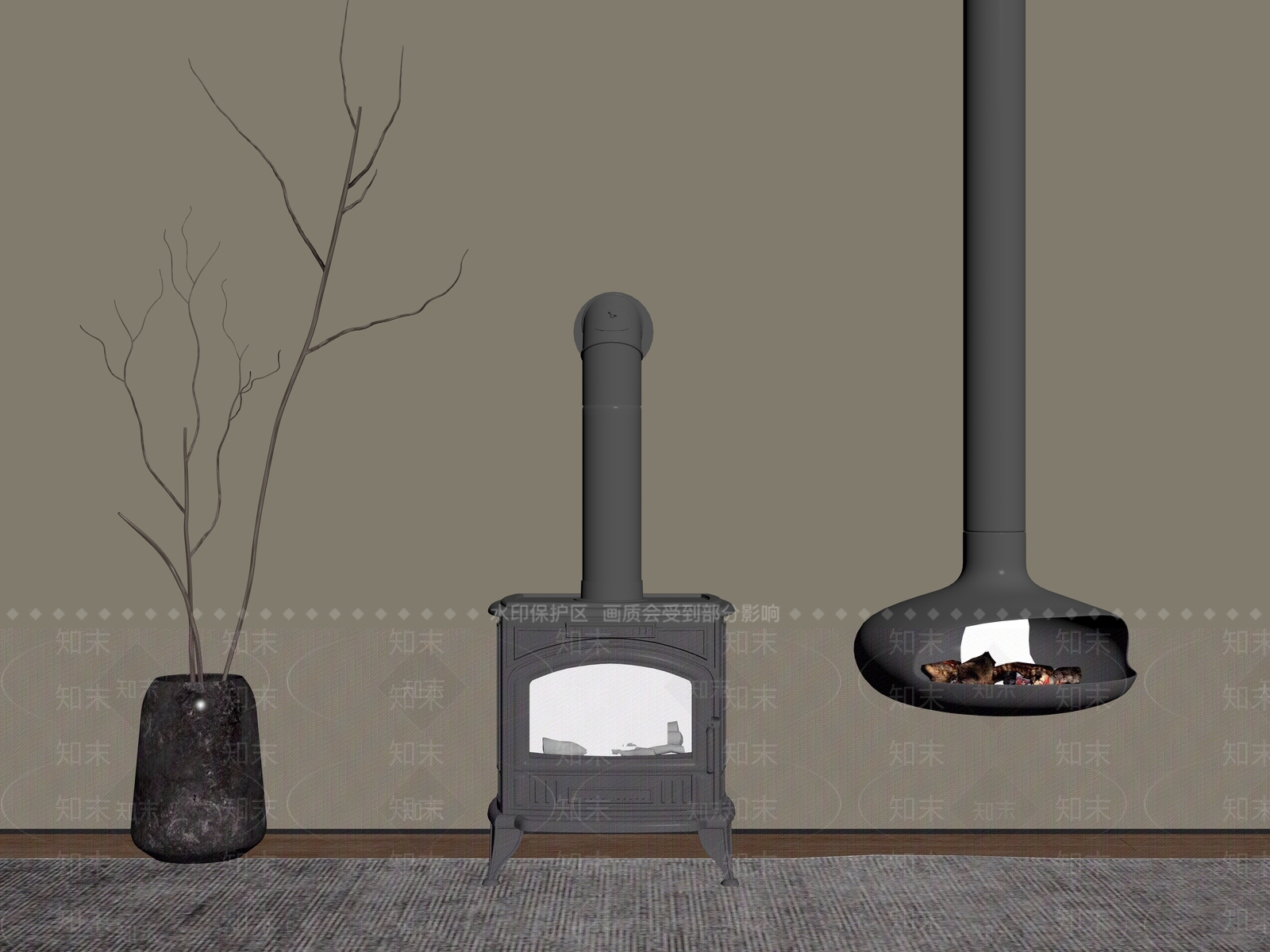 壁炉SU模型下载【ID:1189056446】