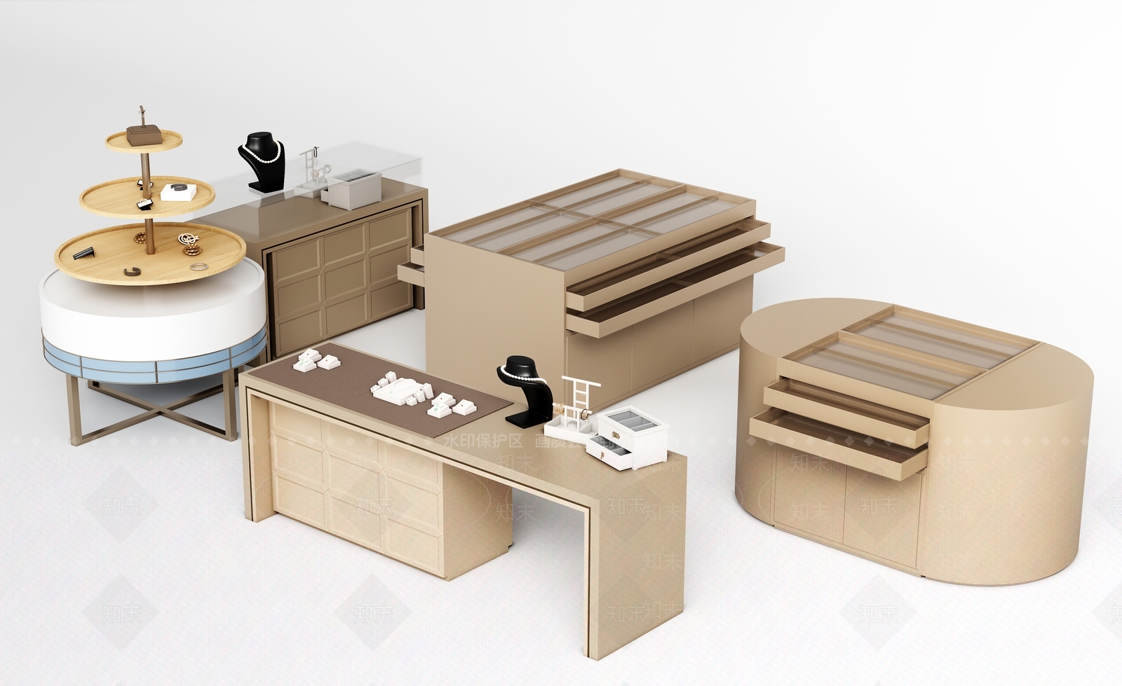 展柜SU模型下载【ID:1189057356】