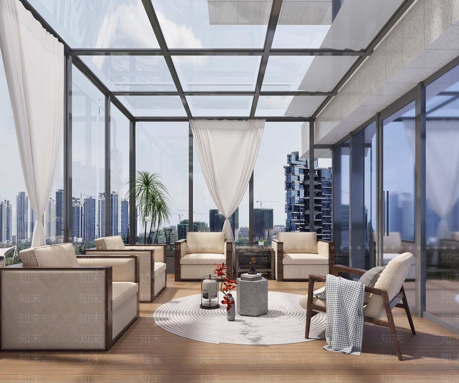 现代接待室3D模型下载【ID:1189057647】