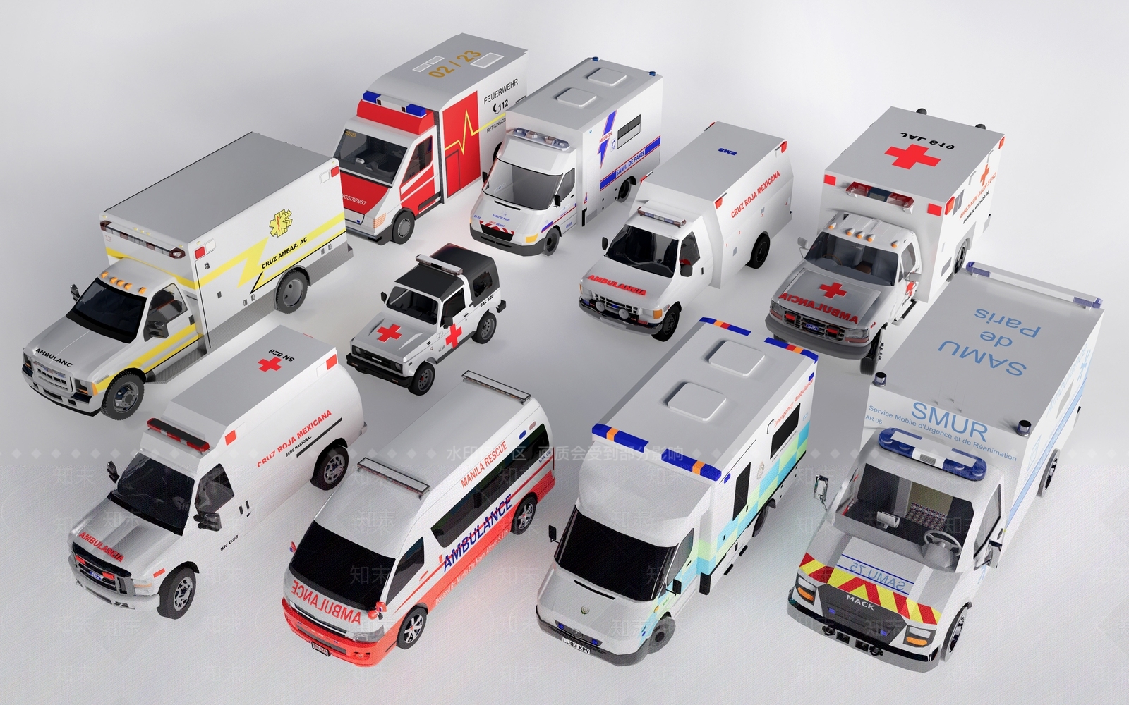 工程车SU模型下载【ID:1189070915】