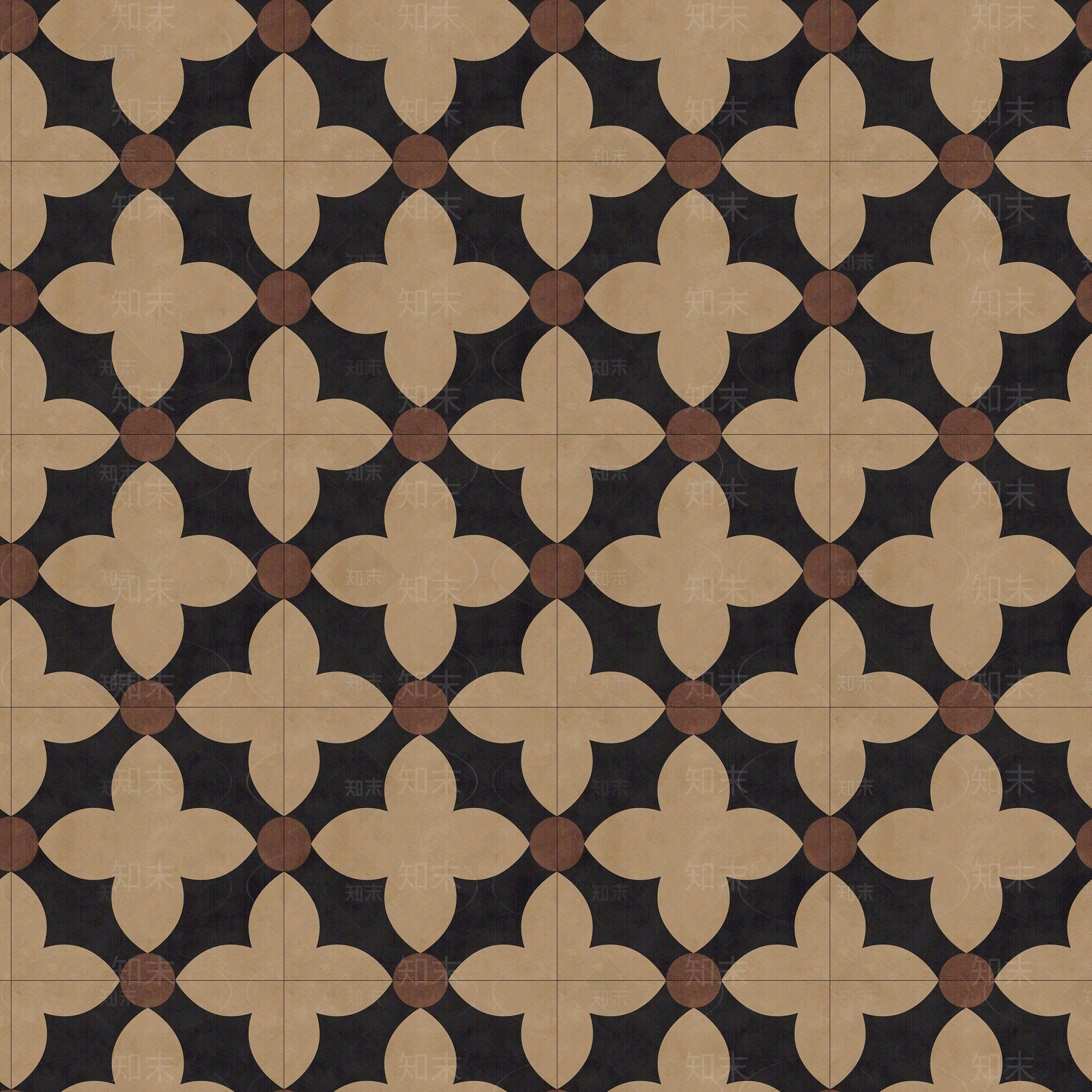 复古中古花纹砖贴图下载【ID:1189071768】