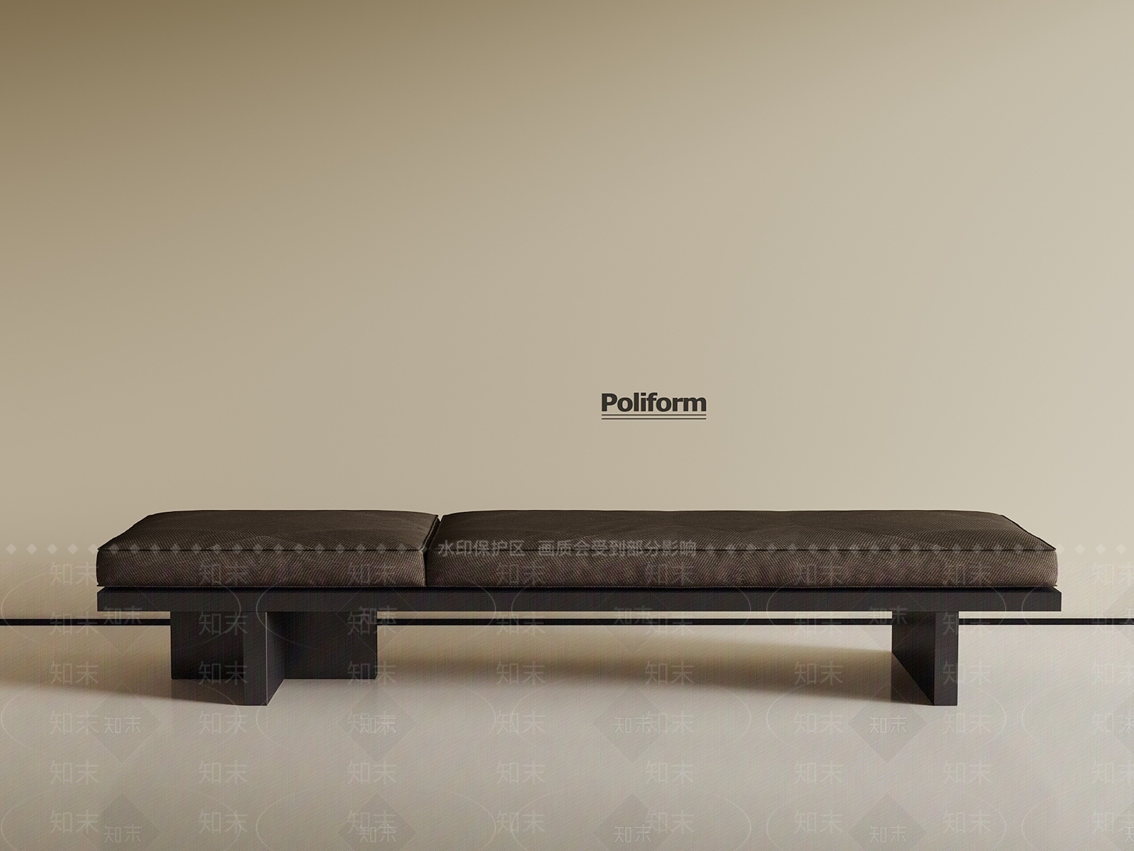 意式床尾凳SU模型下载【ID:1189071616】