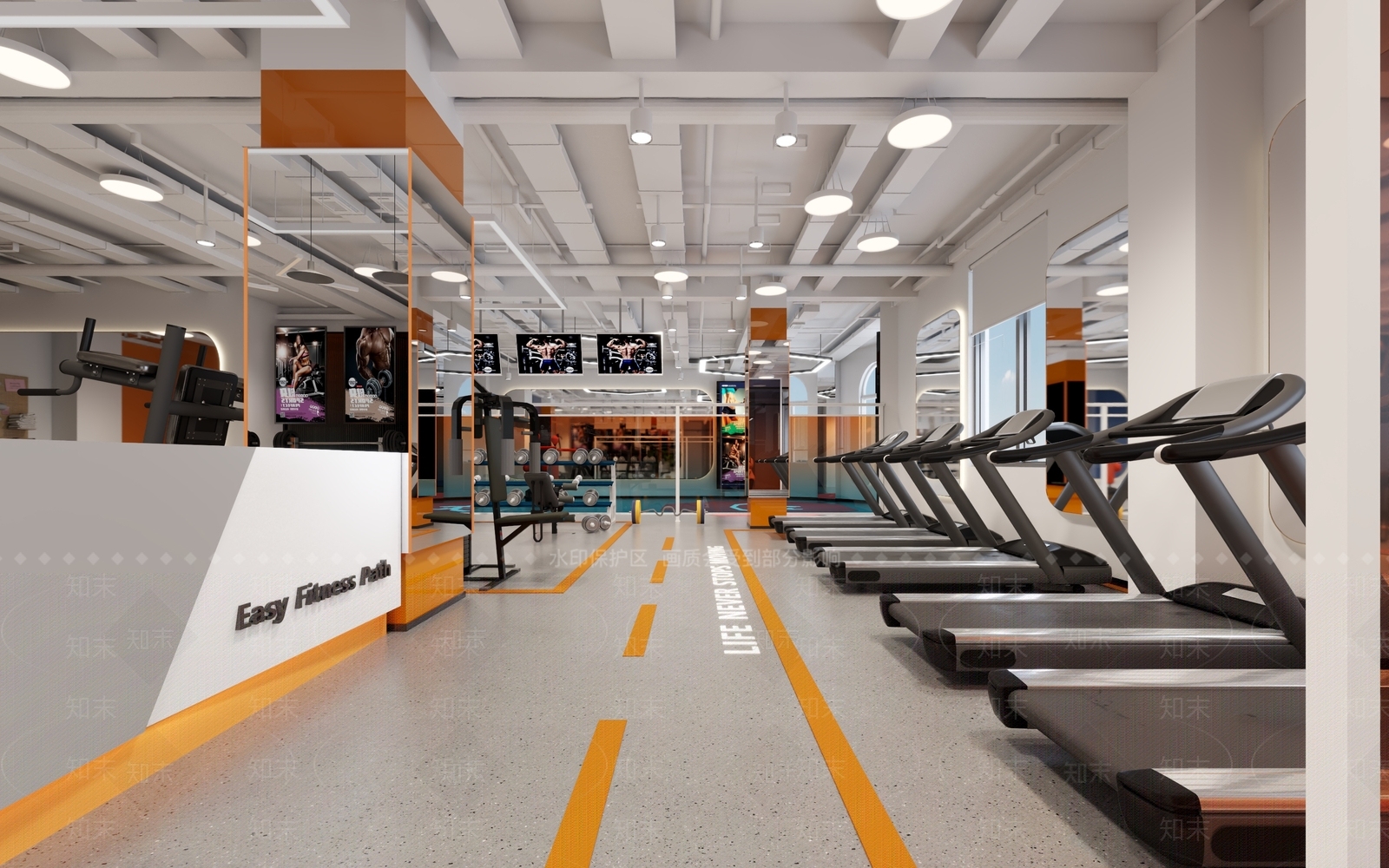 现代简约其他商业空间3D模型下载【ID:1189072608】