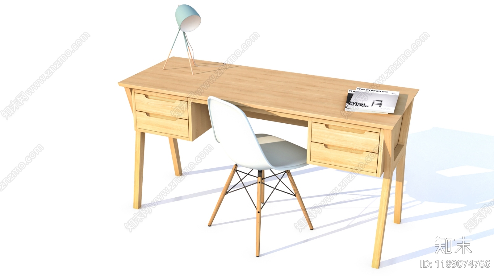 现代办公桌椅SU模型下载【ID:1189074766】
