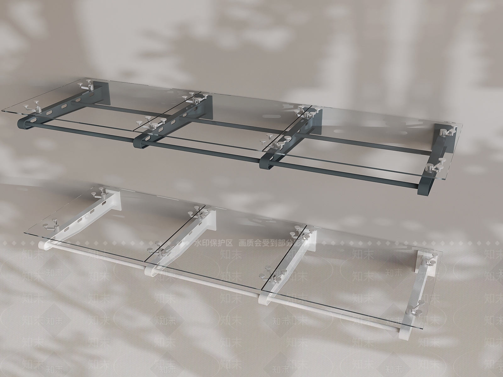 现代遮阳棚3D模型下载【ID:1189076919】