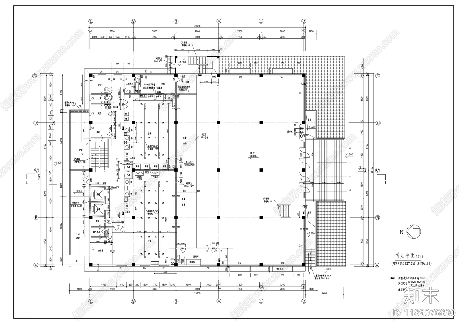 现代其他公共建筑cad施工图下载【ID:1189076830】