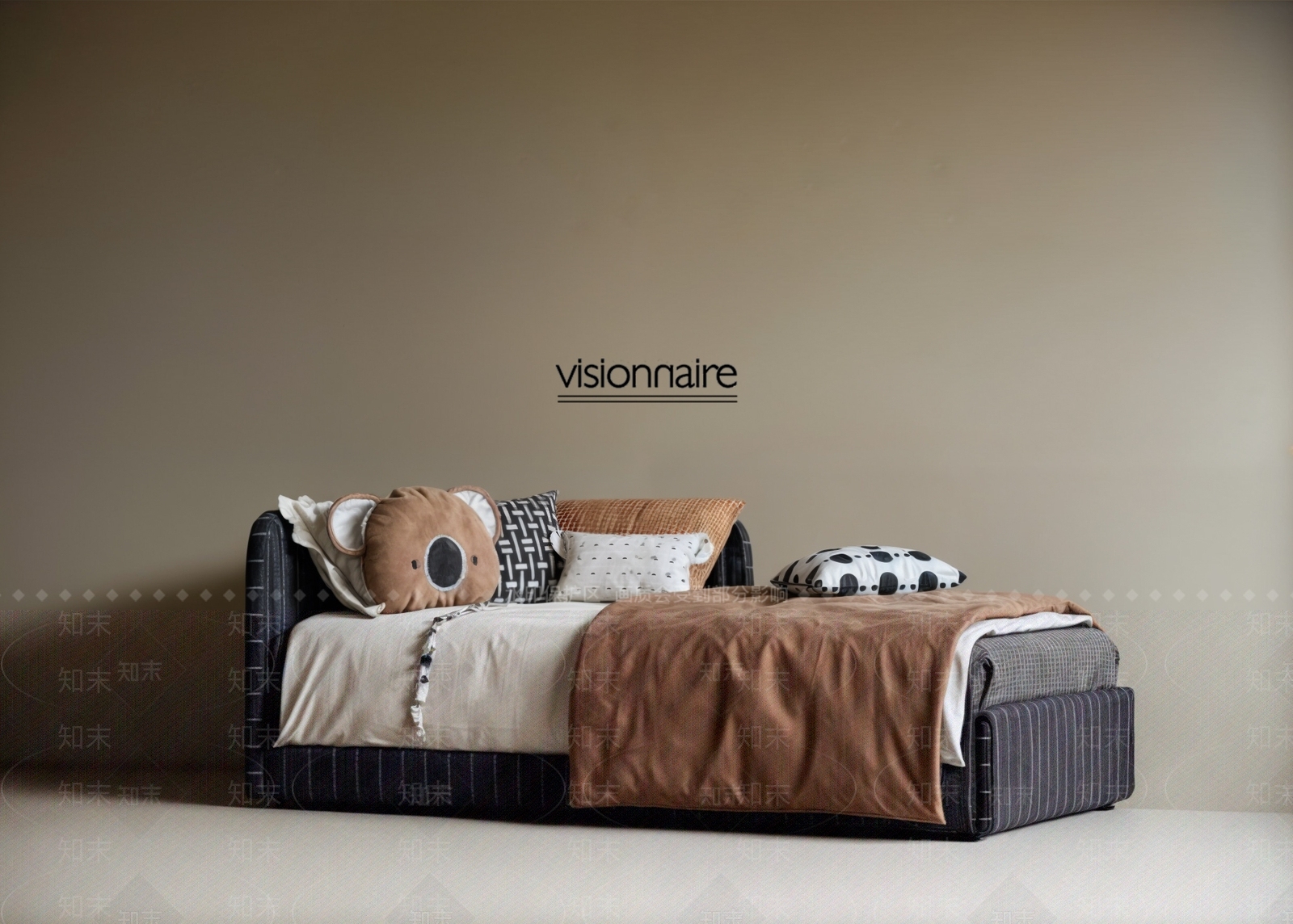 中古奶油儿童床SU模型下载【ID:1189079230】