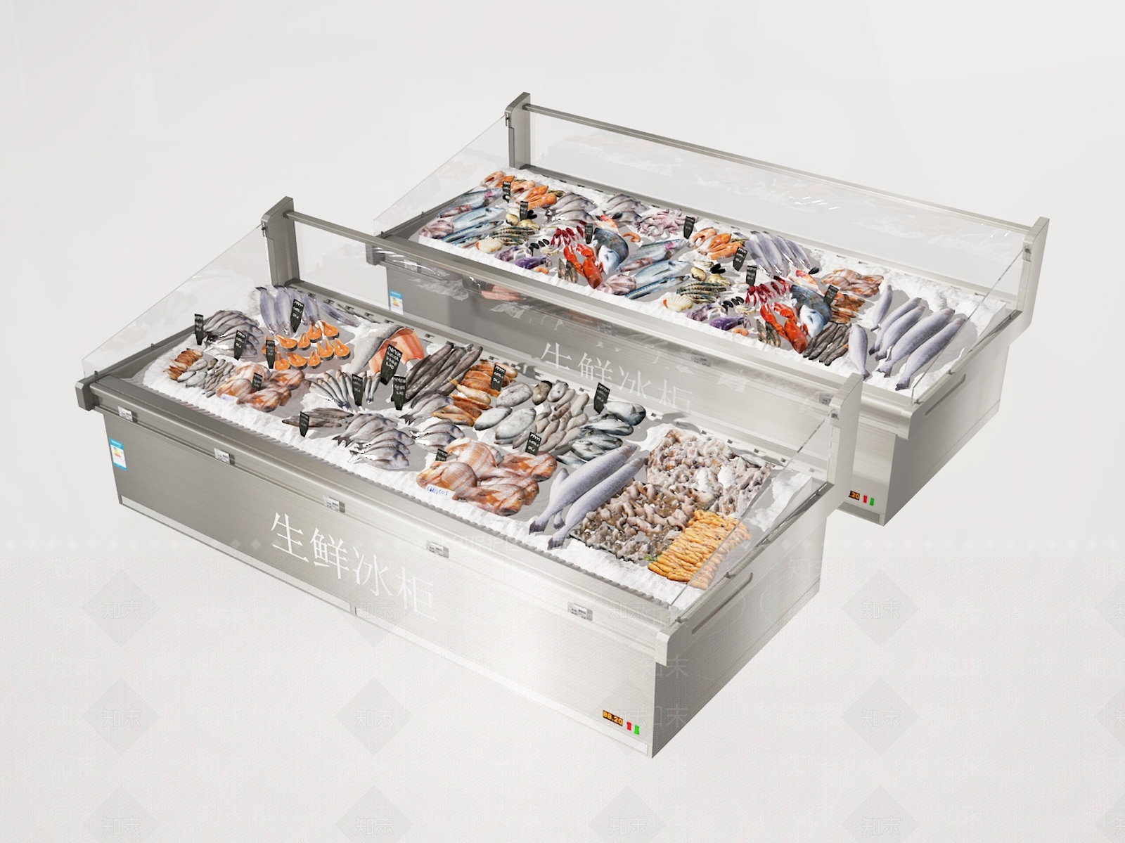 冰柜SU模型下载【ID:1189081080】