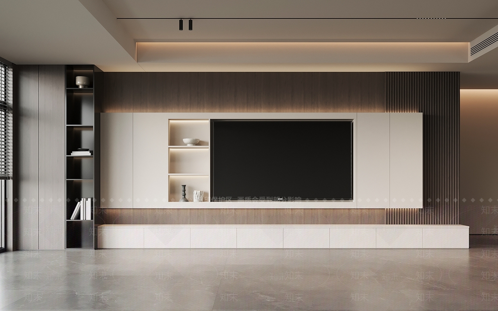 现代意式背景墙SU模型下载【ID:1189081210】