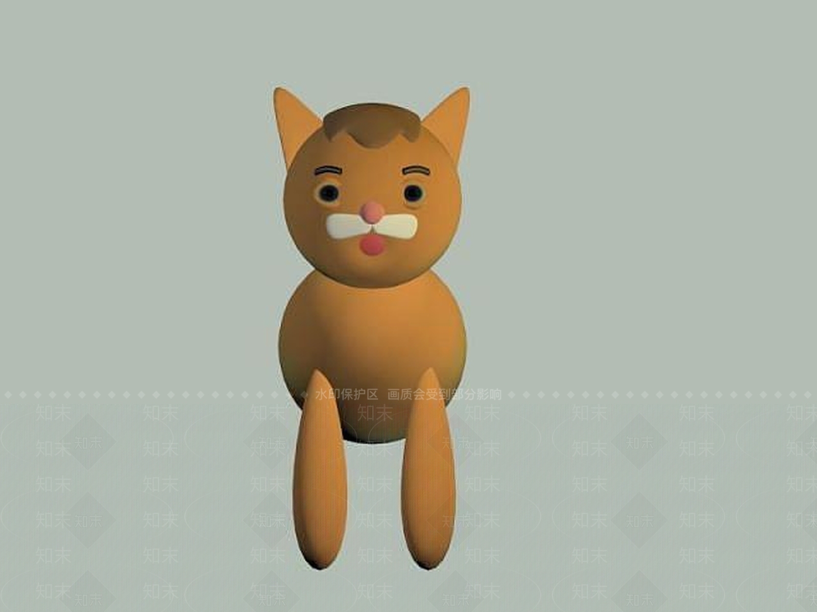 现代小猫3D模型下载【ID:1189082742】