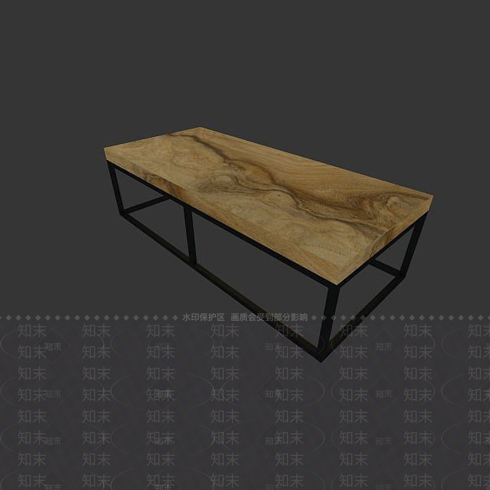 现代桌子3D模型下载【ID:1189083178】