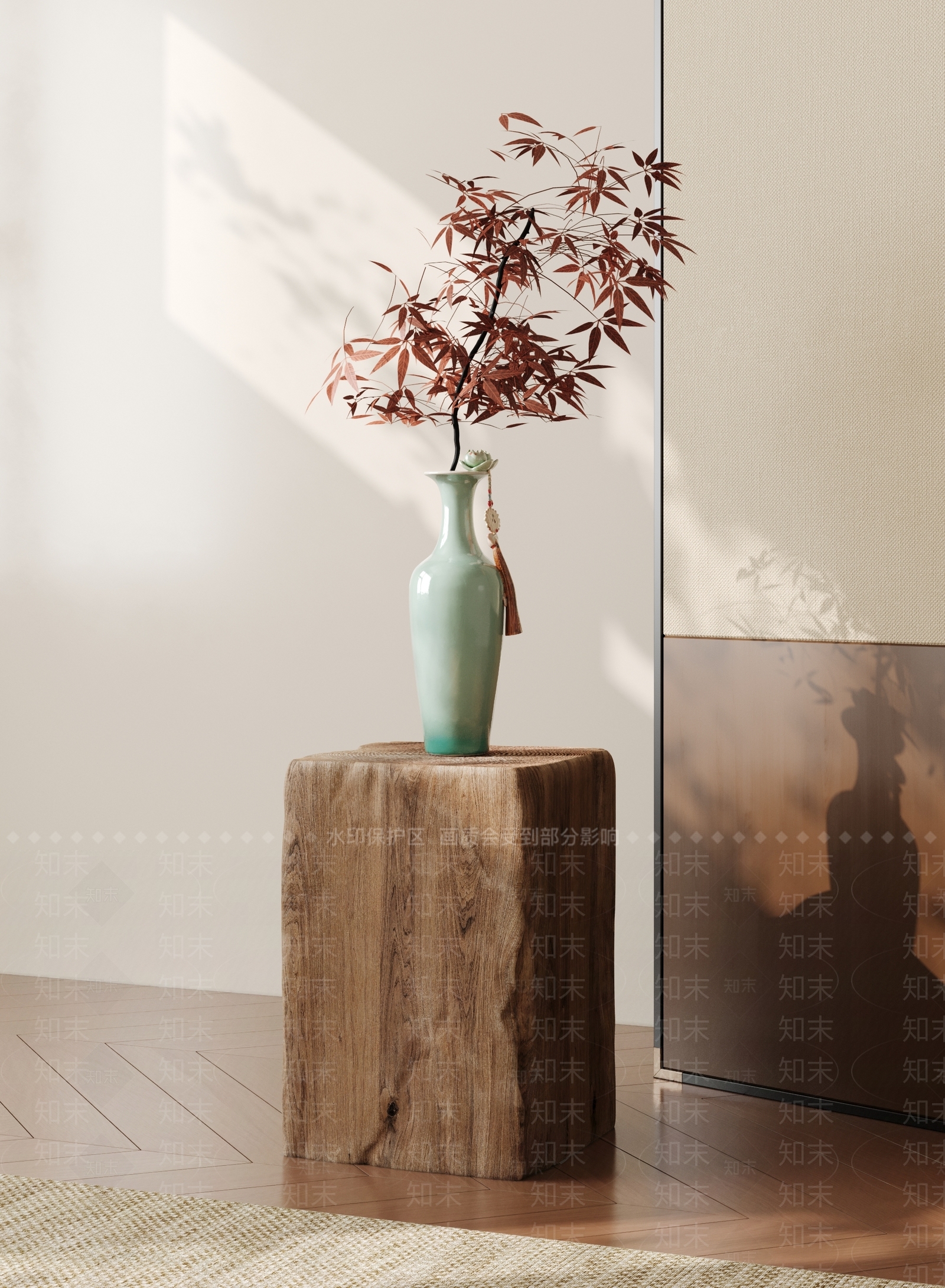新中式花艺3D模型下载【ID:1189083419】