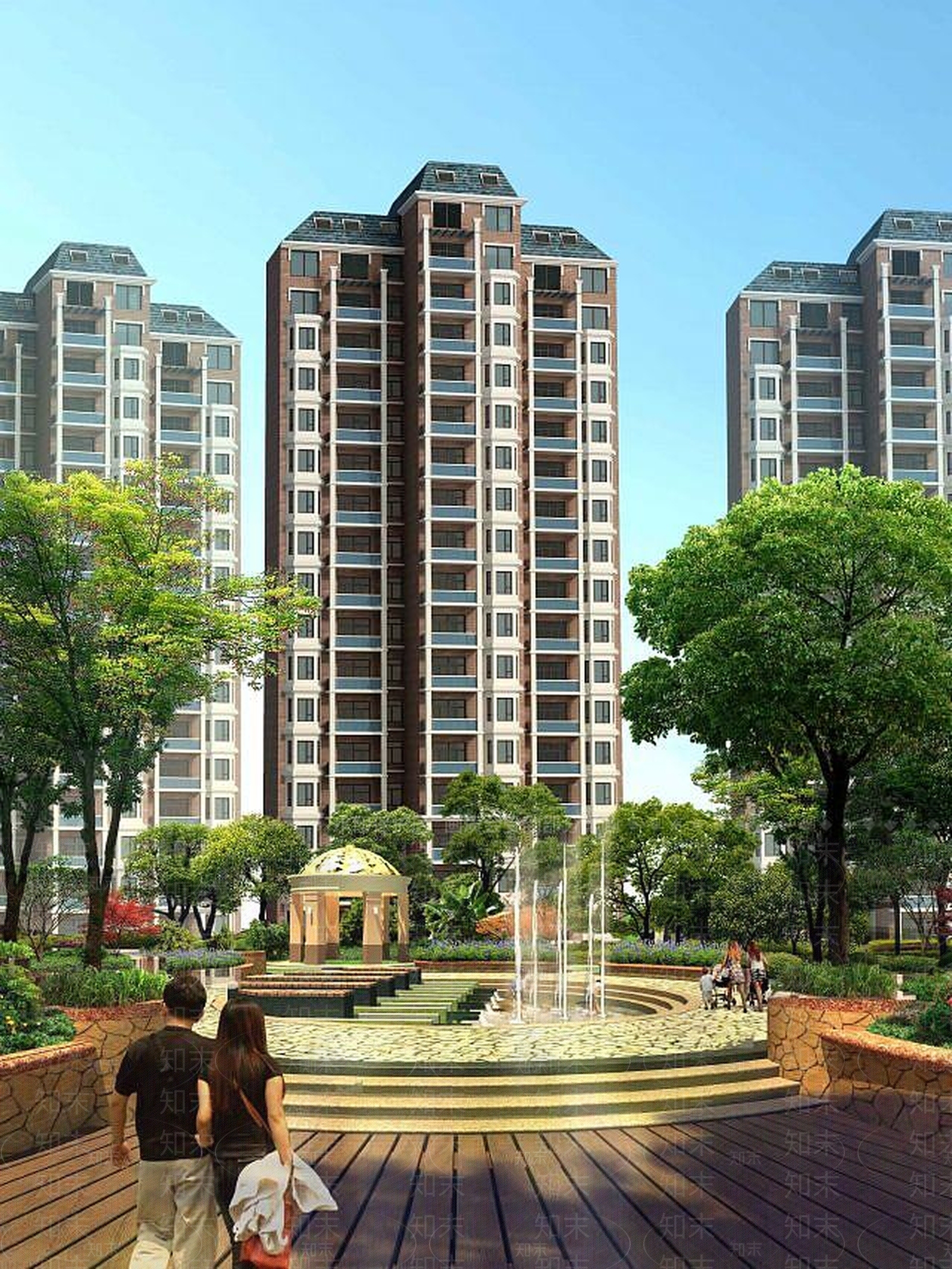现代高层建筑3D模型下载【ID:1189084560】