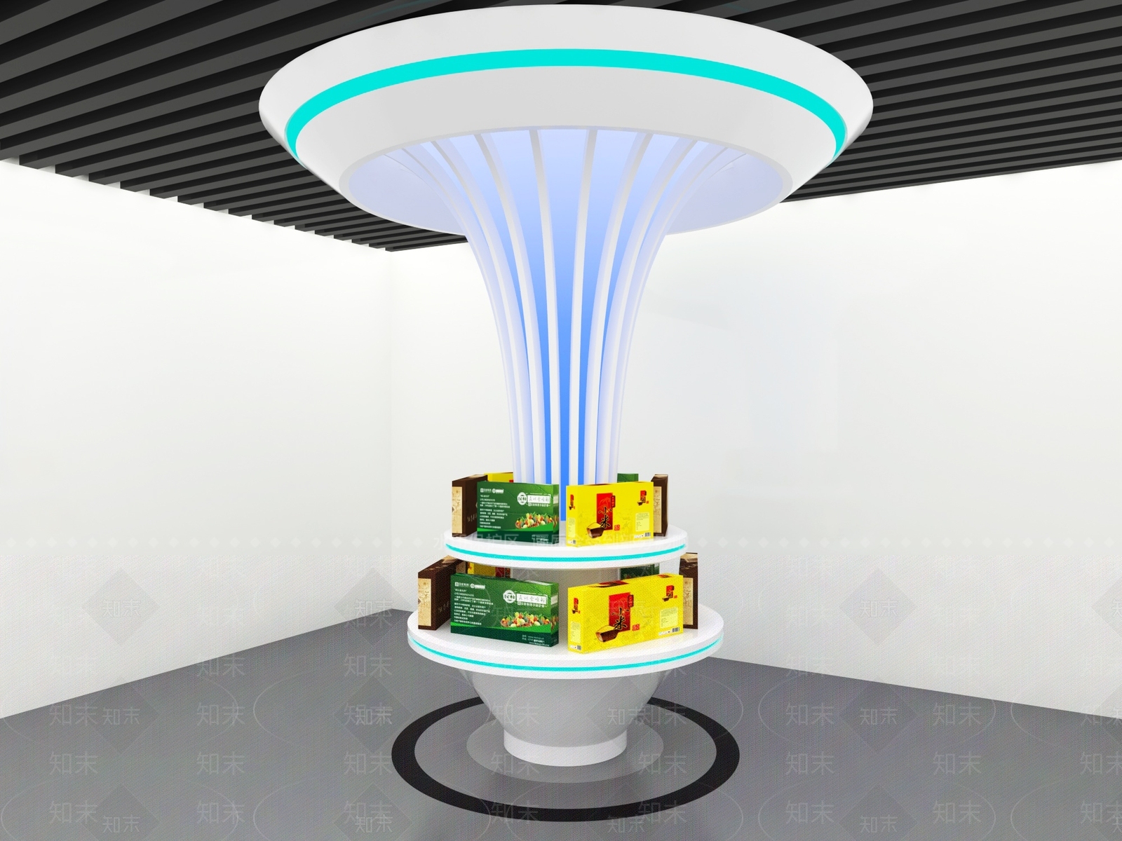 现代柱子3D模型下载【ID:1189085034】