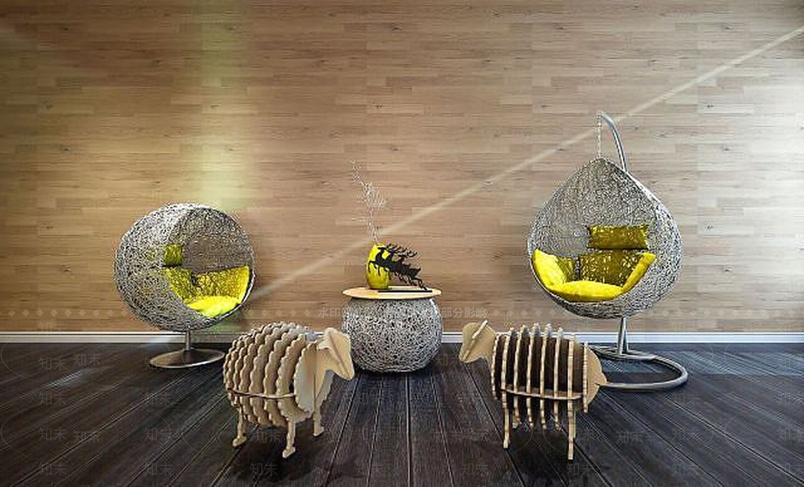 现代吊篮3D模型下载【ID:1189085370】