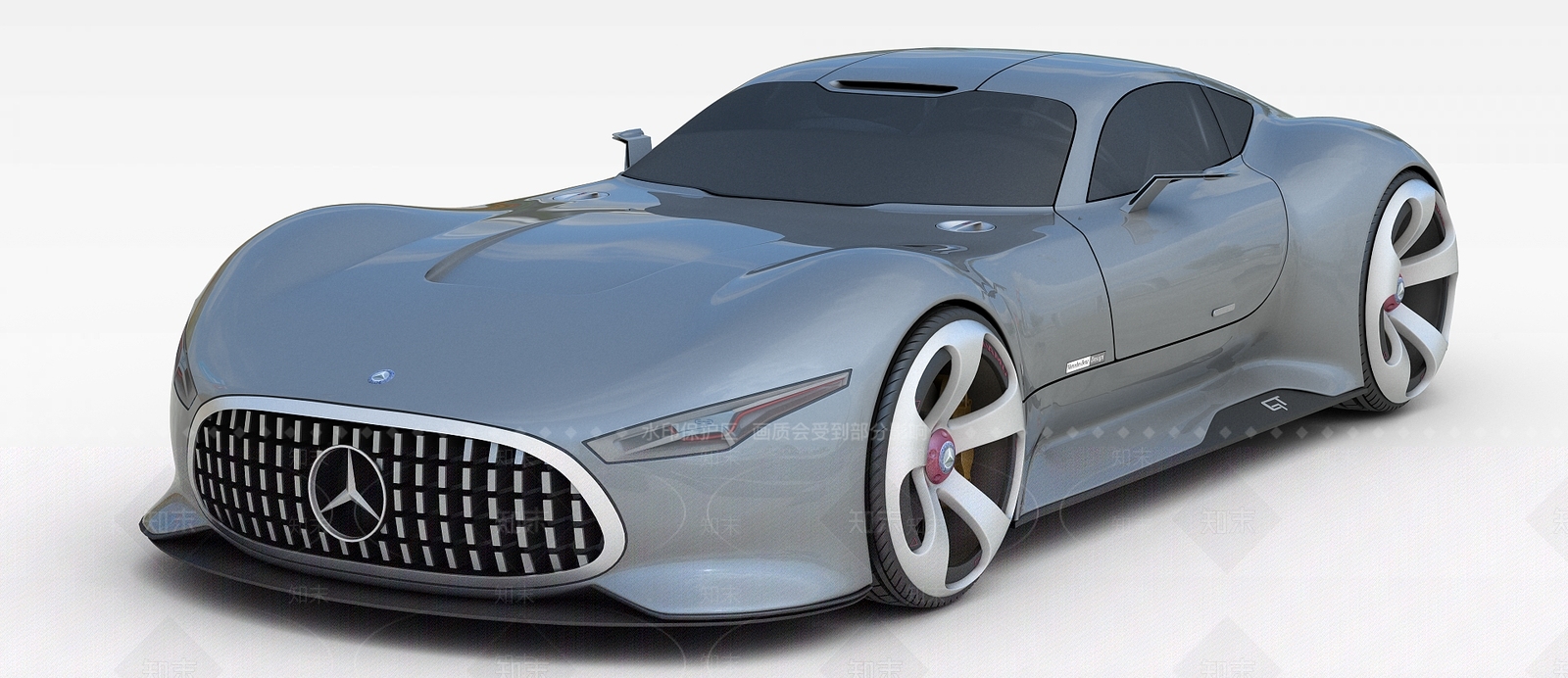 现代奔驰超跑汽车3D模型下载【ID:1189086219】
