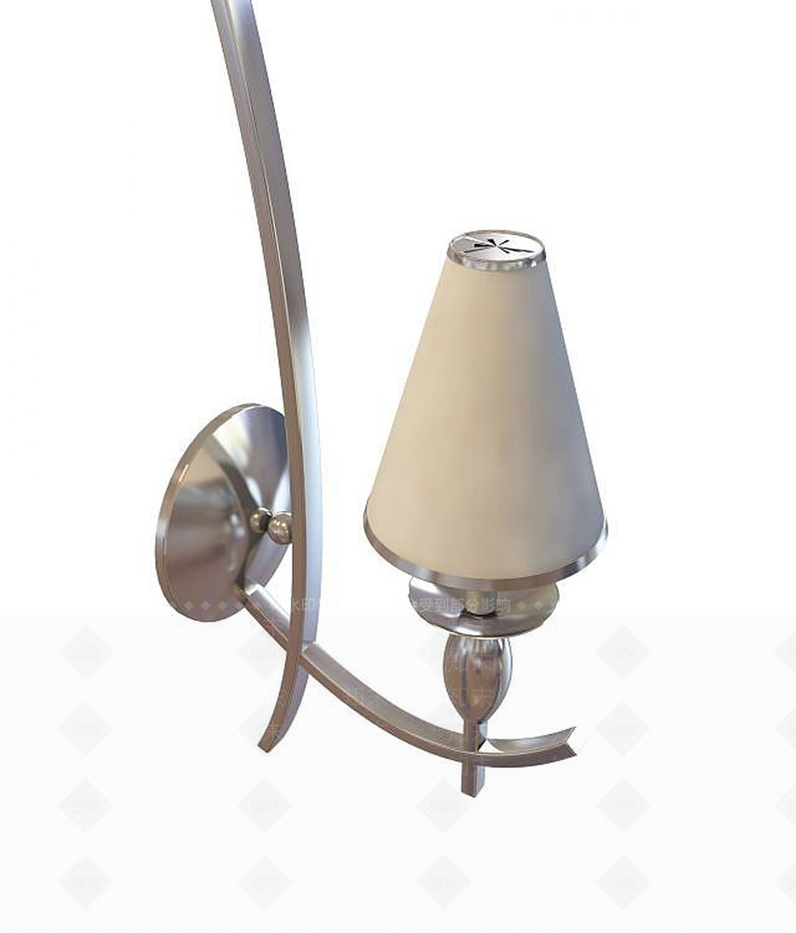 现代客厅壁灯3D模型下载【ID:1189089276】