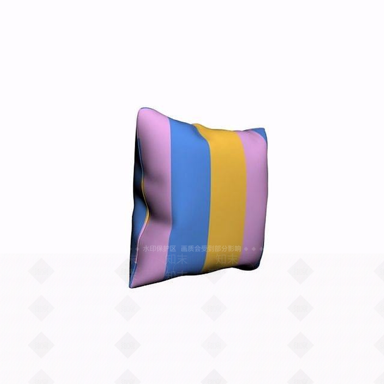 现代抱枕3D模型下载【ID:1189089885】