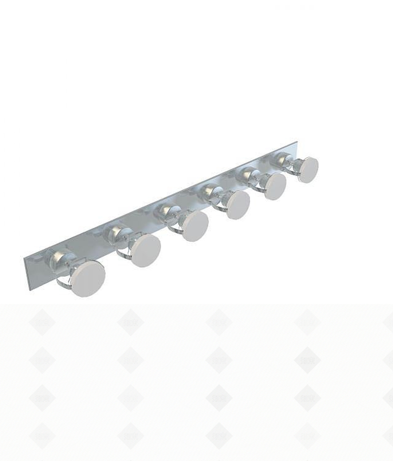 现代LED射灯3D模型下载【ID:1189092618】